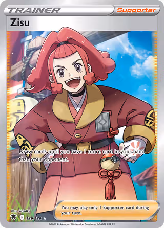 Zisu 189/189 Pokemon card