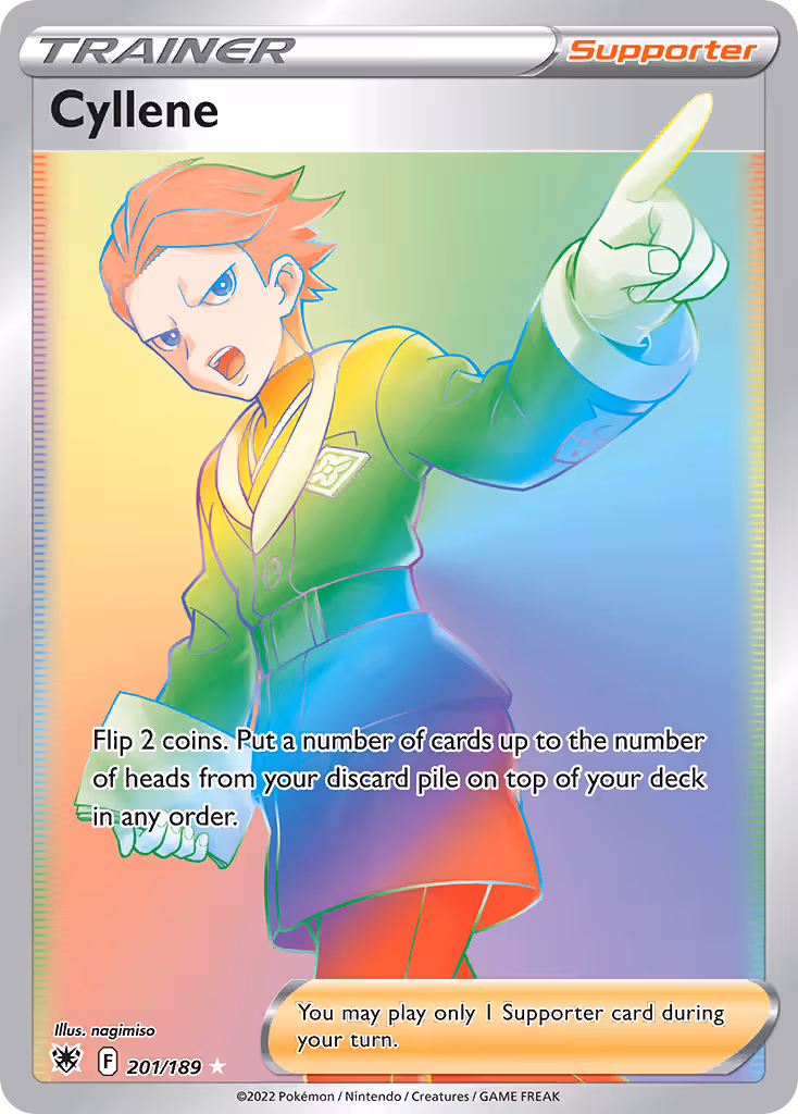 Cyllene 201/189 Pokemon card