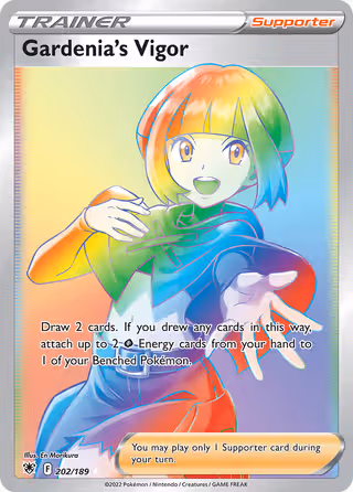 Gardenia's Vigor 202/189 Pokemon card