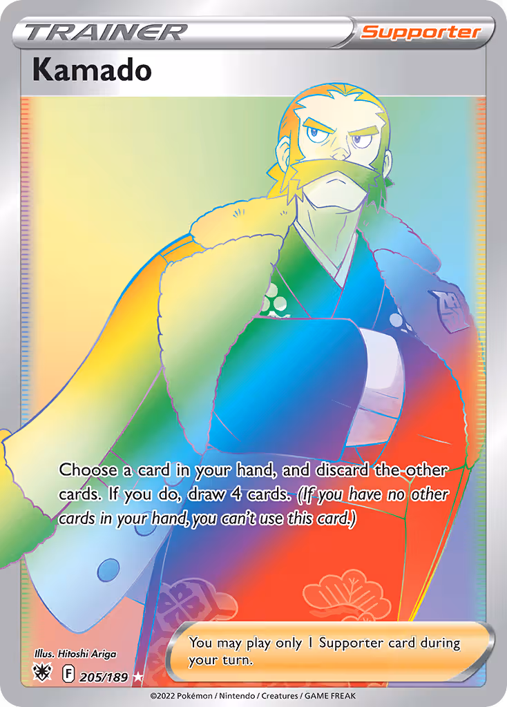 Kamado 205/189 Pokemon card