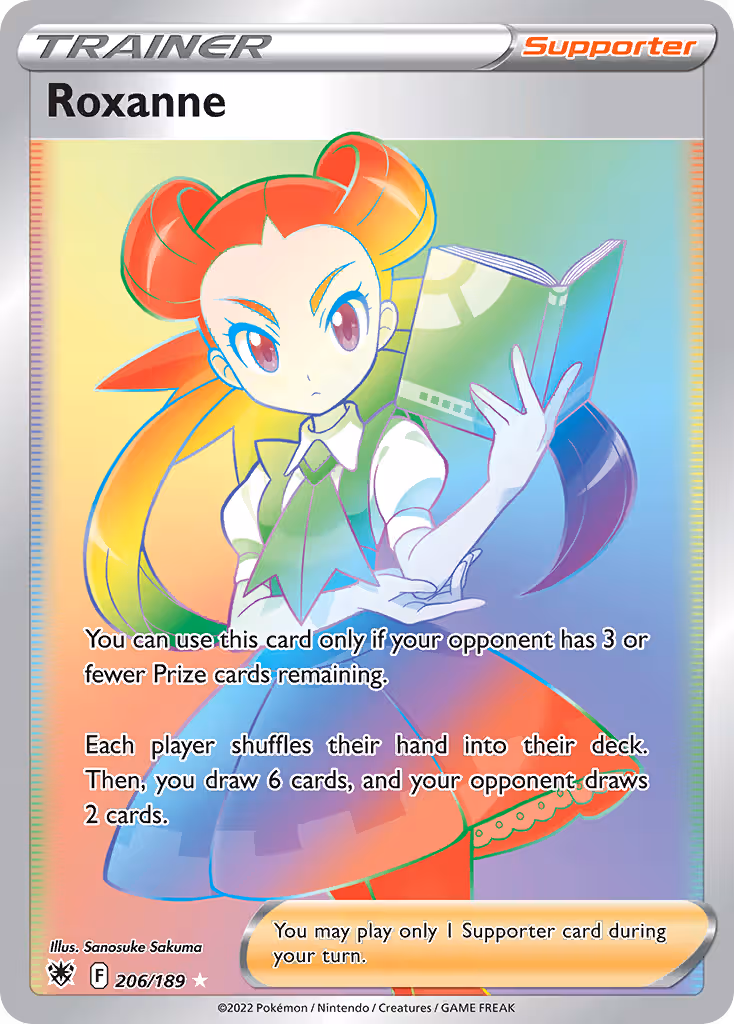 Roxanne 206/189 Pokemon card