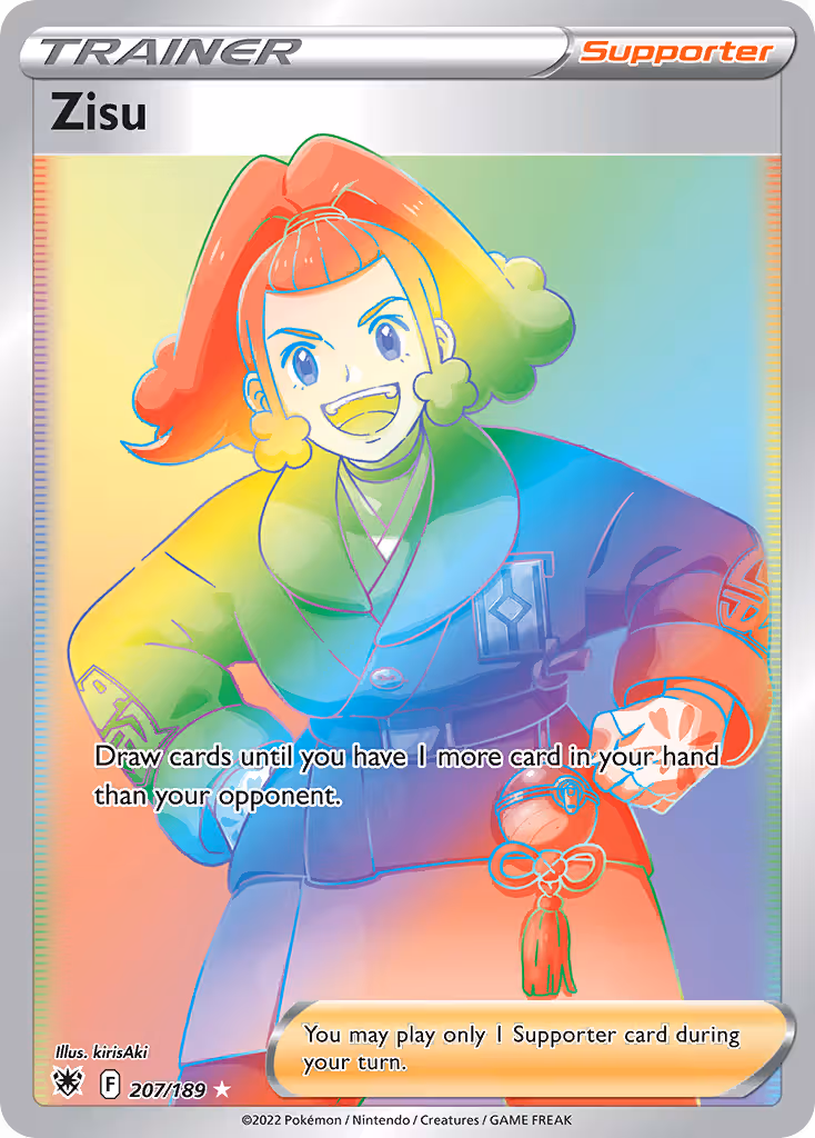 Zisu 207/189 Pokemon card