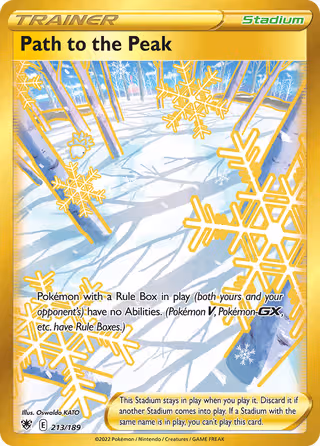 Path to the Peak 213/189 Pokemon card