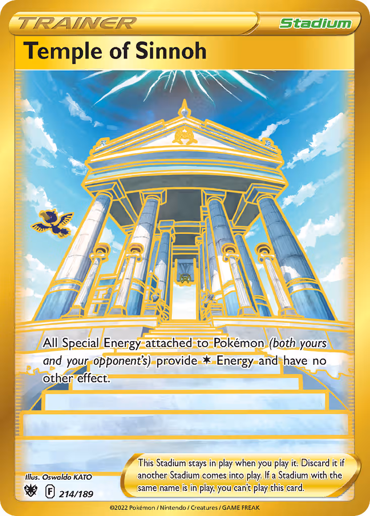 Temple of Sinnoh 214/189 Pokemon card
