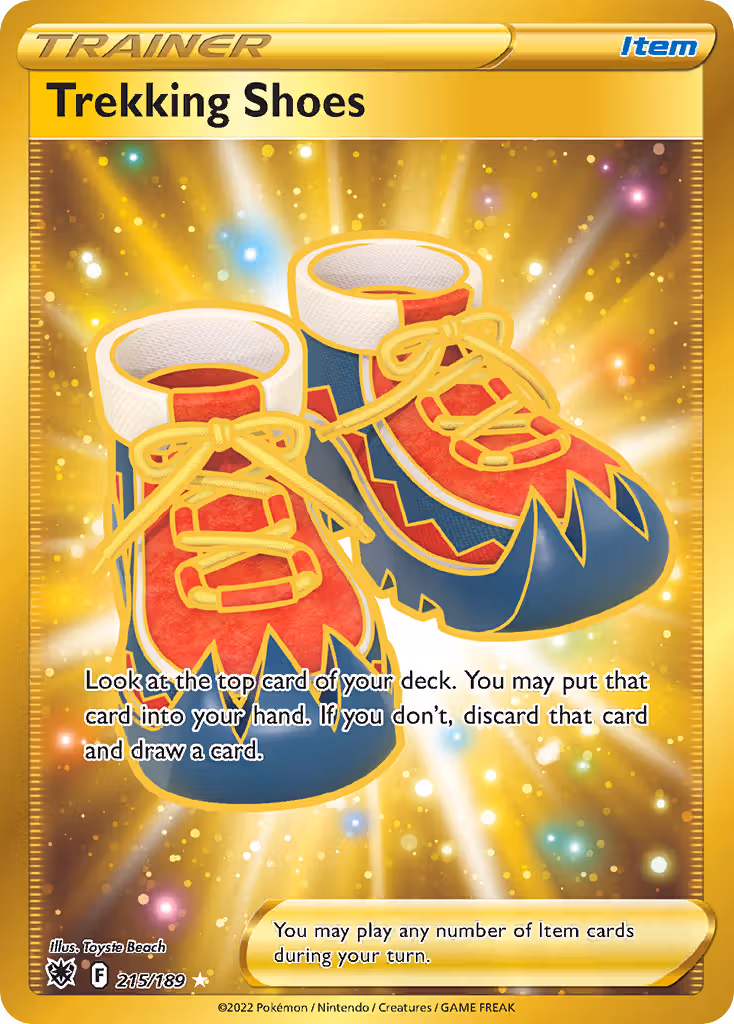 Trekking Shoes 215/189 Pokemon card