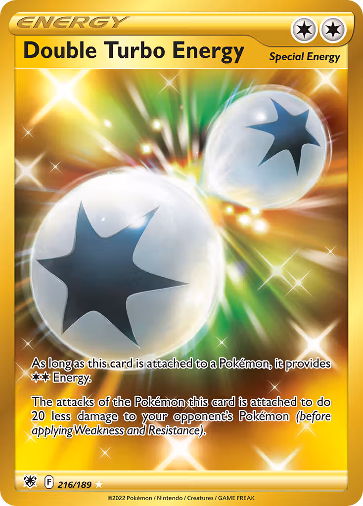 Double Turbo Energy 216/189 Pokemon card