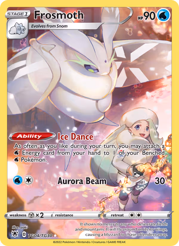 Frosmoth TG04 Pokemon card