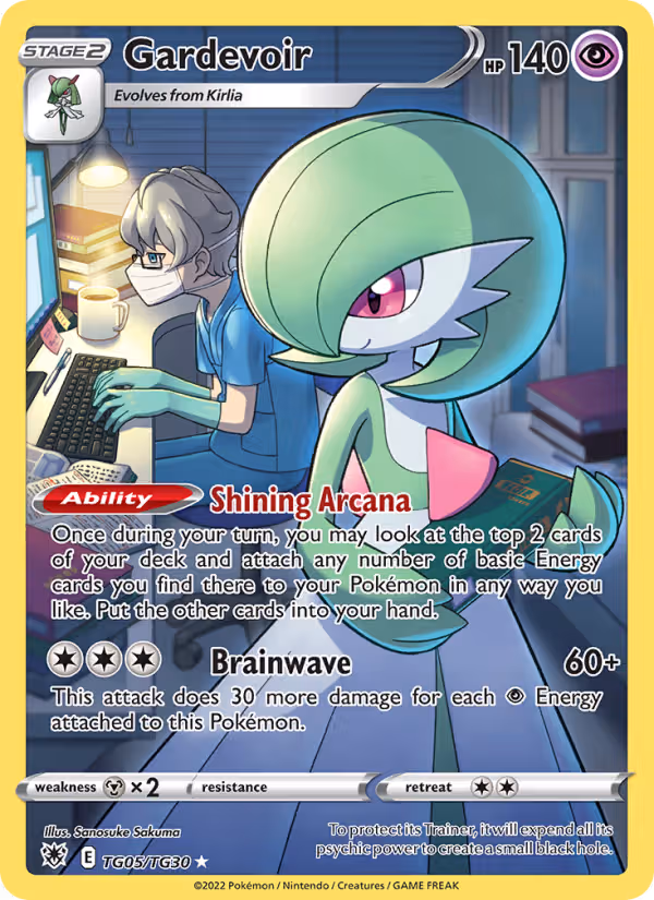 Gardevoir TG05 Pokemon card
