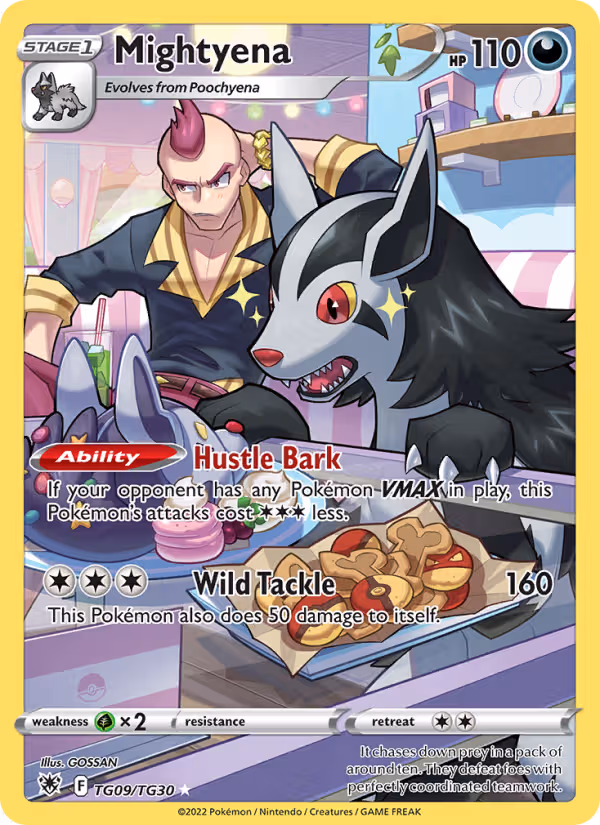 Mightyena TG09 Pokemon card