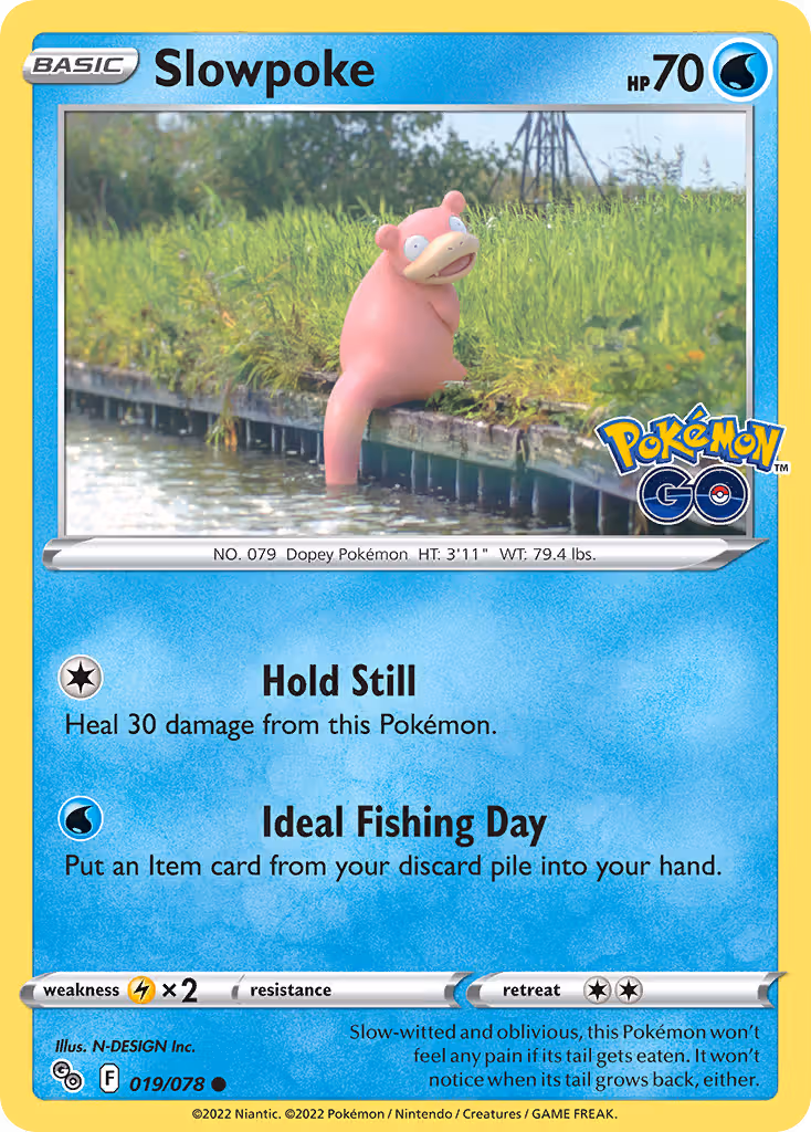 Slowpoke 19/78 Pokemon card