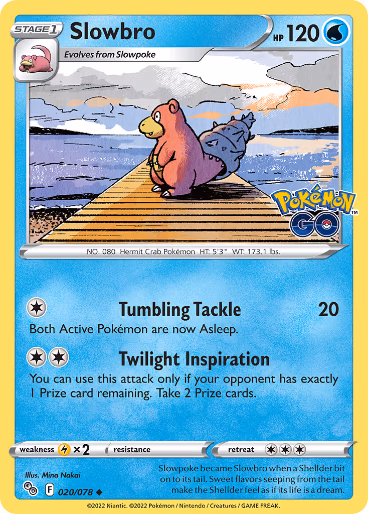 Slowbro 20/78 Pokemon card