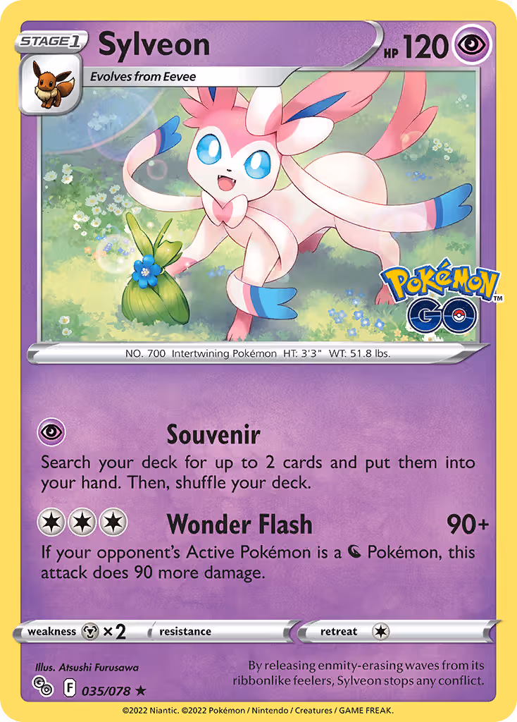 Sylveon 35/78 Pokemon card