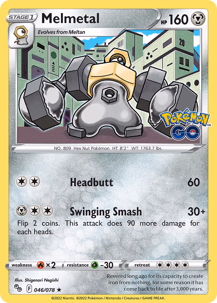 Melmetal 46/78 Pokemon card