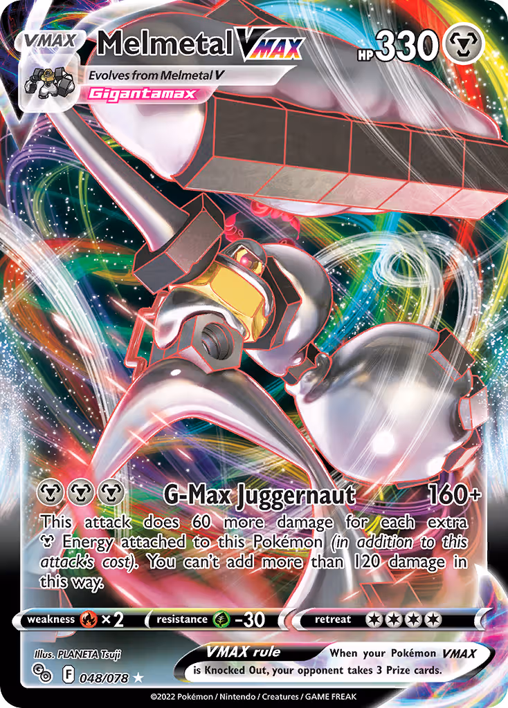 Melmetal VMAX 48/78 Pokemon card