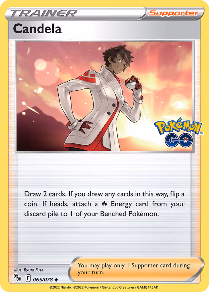 Candela 65/78 Pokemon card