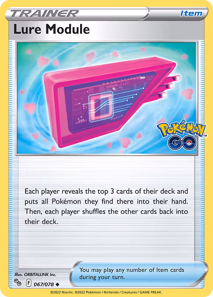 Lure Module 67/78 Pokemon card