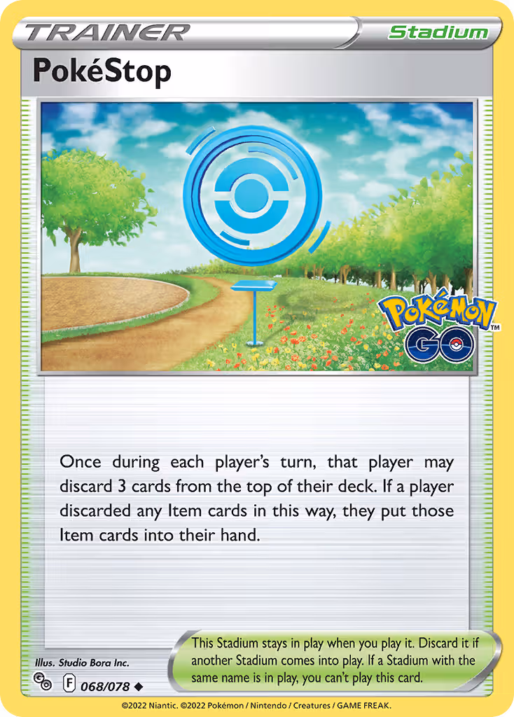 PokéStop 68/78 Pokemon card
