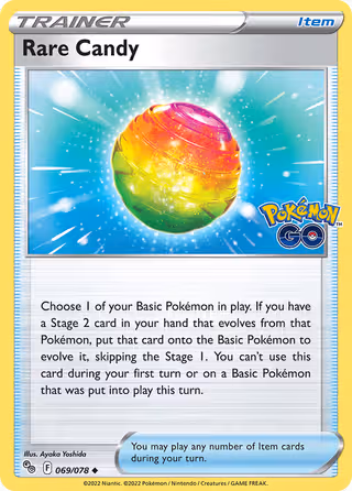 Rare Candy 69/78 Pokemon card