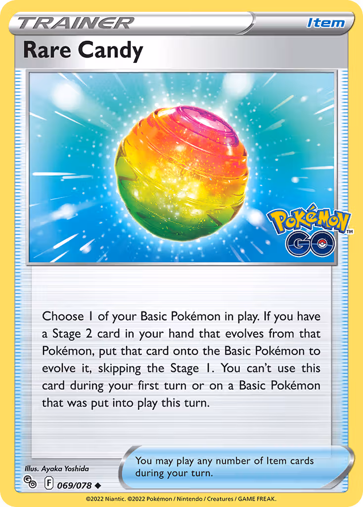 Rare Candy 69/78 Pokemon card