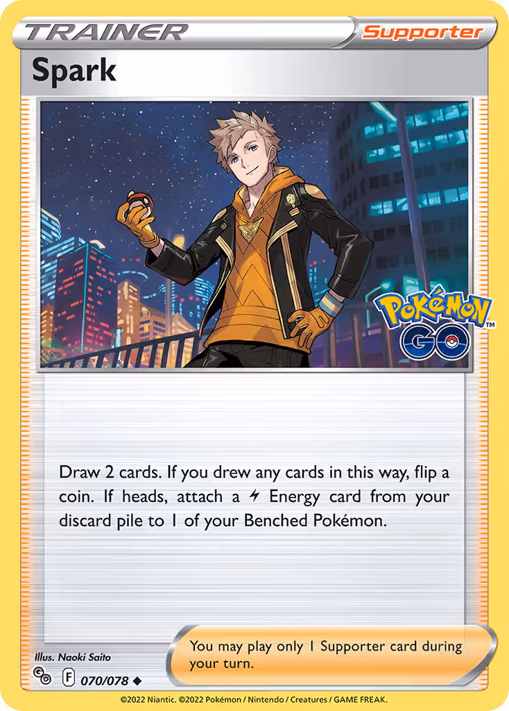 Spark 70/78 Pokemon card
