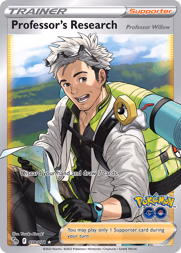 Professor's Research 78/78 Pokemon card