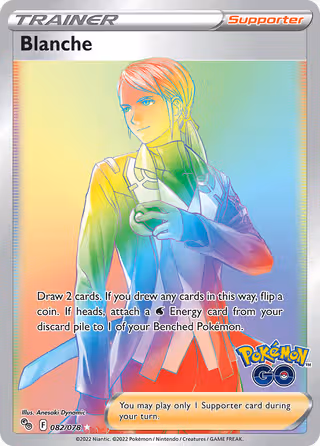 Blanche 82/78 Pokemon card
