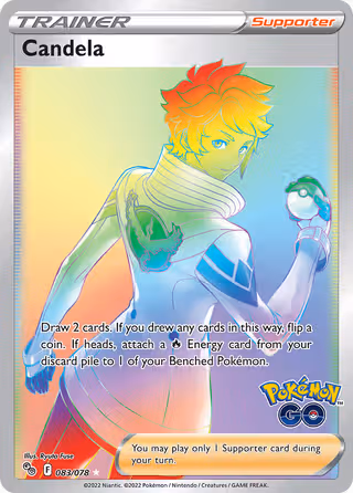 Candela 83/78 Pokemon card