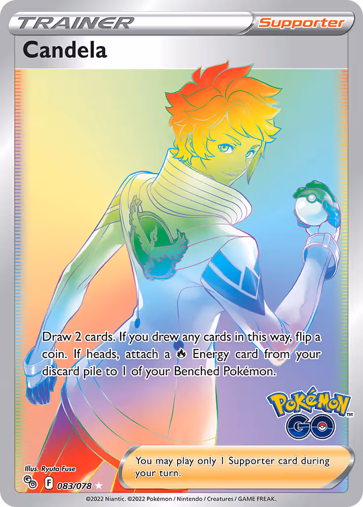 Candela 83/78 Pokemon card
