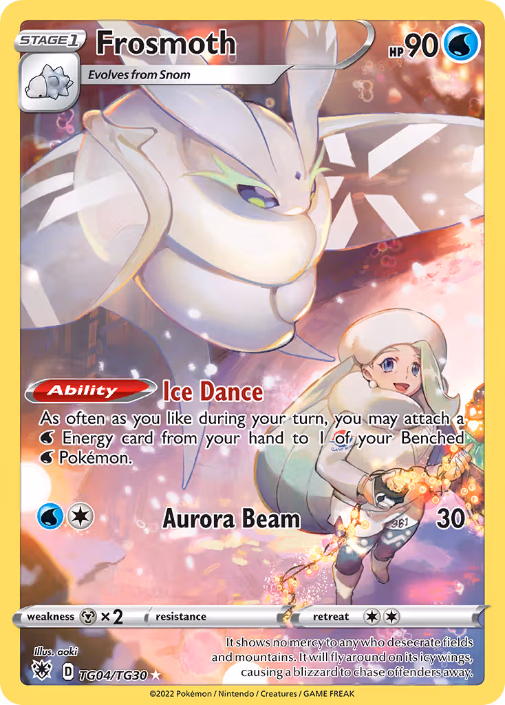 Frosmoth TG04 Pokemon card