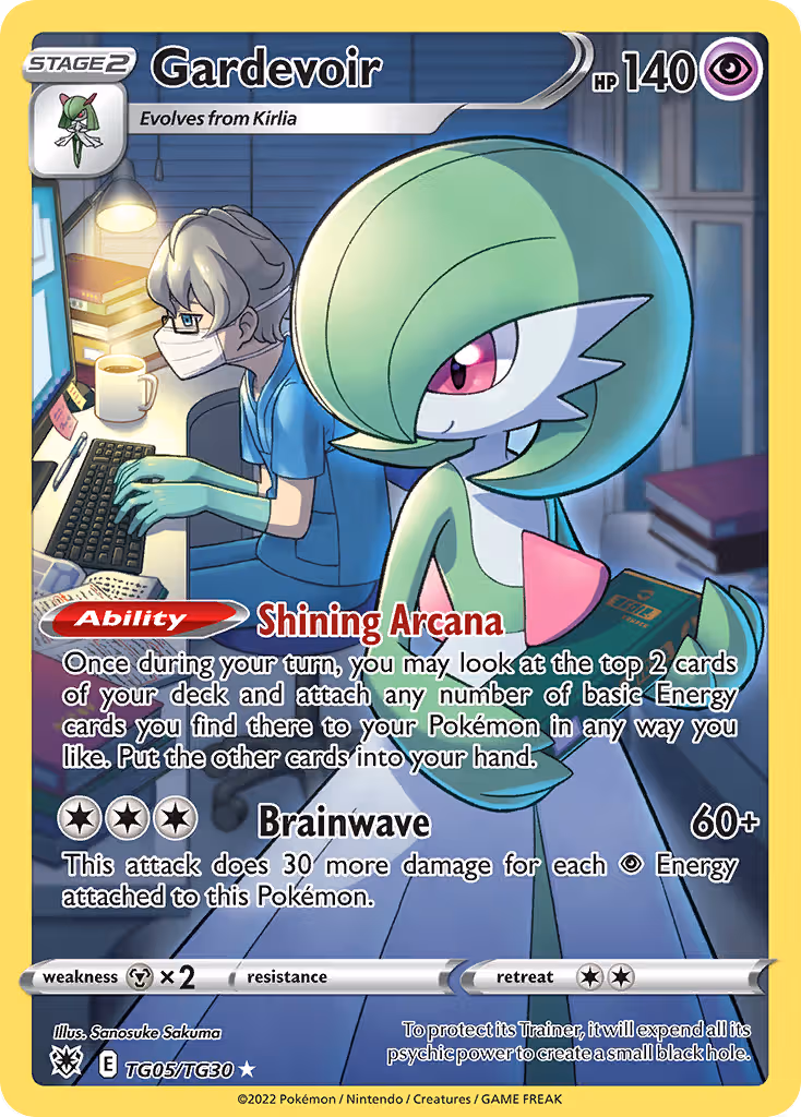 Gardevoir TG05 Pokemon card