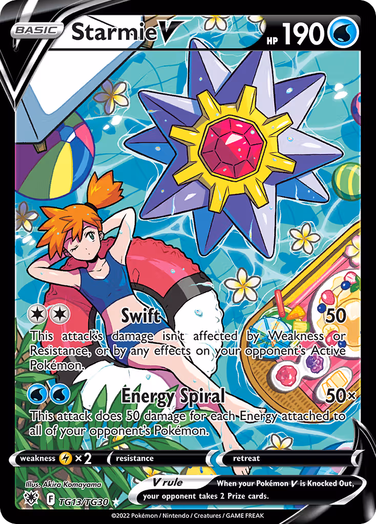 Starmie V TG13 Pokemon card