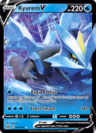 Kyurem V 48/196 Pokemon card
