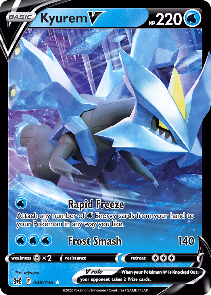 Kyurem V 48/196 Pokemon card