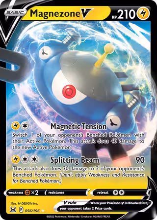 Magnezone V 56/196 Pokemon card