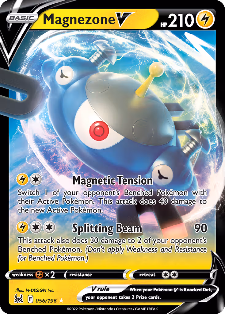 Magnezone V 56/196 Pokemon card