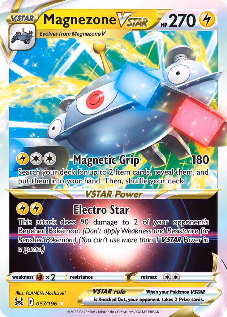 Magnezone VSTAR 57/196 Pokemon card