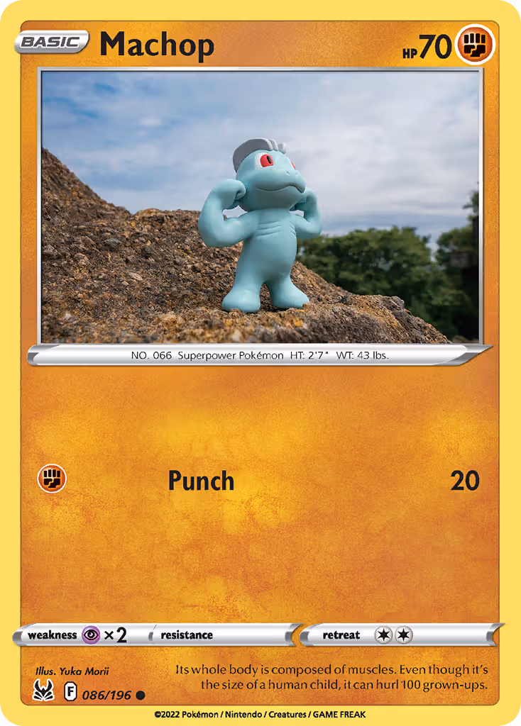 Machop 86/196 Pokemon card