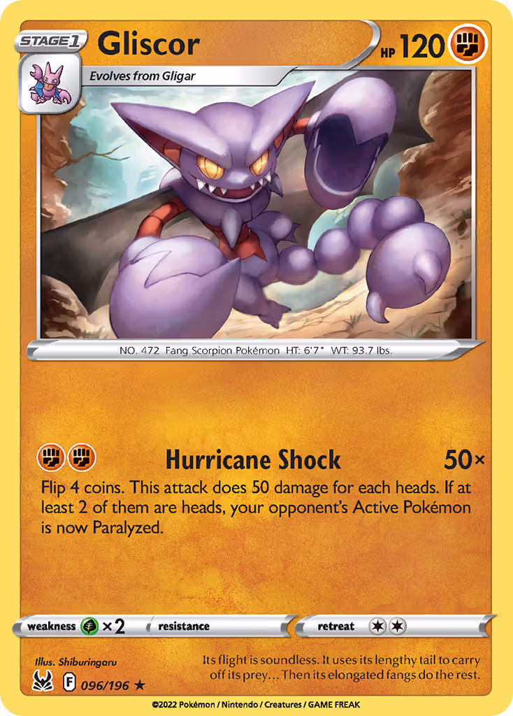 Gliscor 96/196 Pokemon card