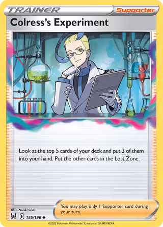 Colress's Experiment 155/196 Pokemon card
