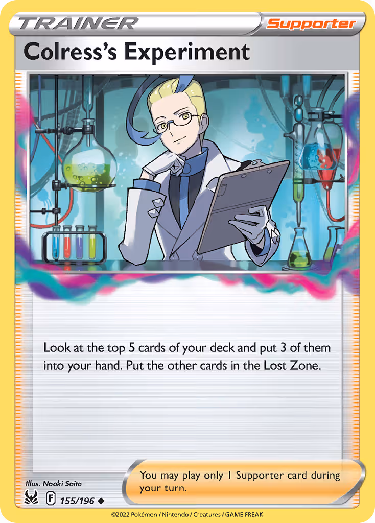 Colress's Experiment 155/196 Pokemon card