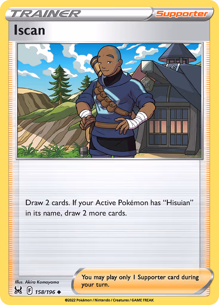 Iscan 158/196 Pokemon card