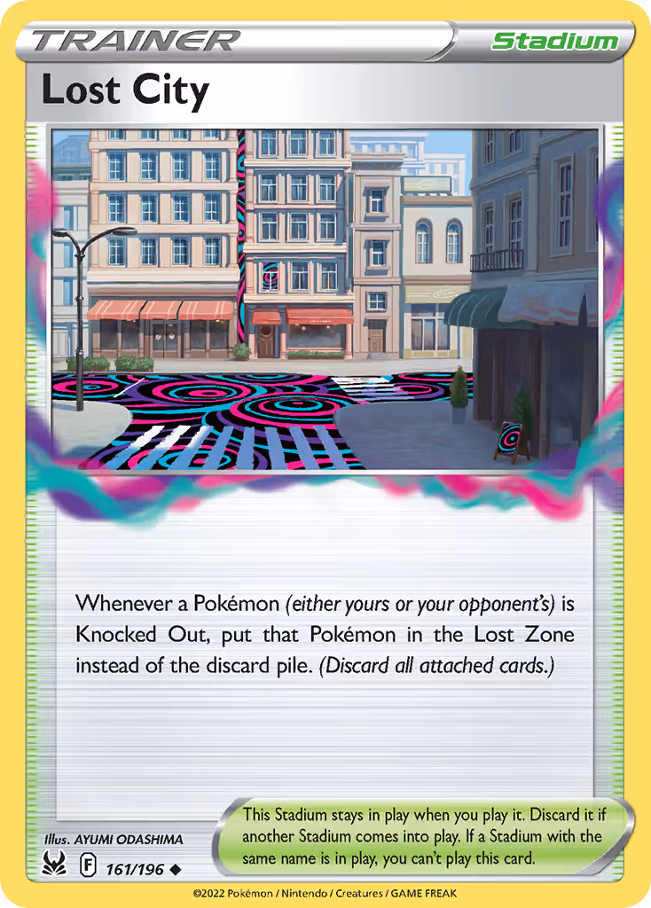 Lost City 161/196 Pokemon card