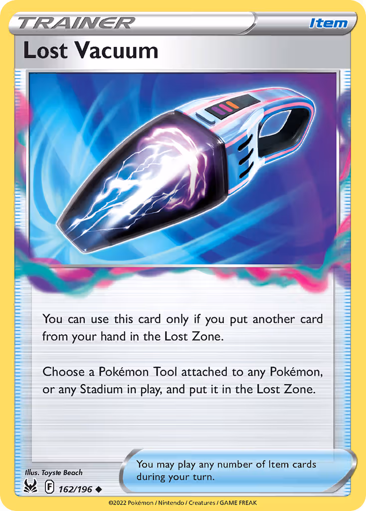 Lost Vacuum 162/196 Pokemon card