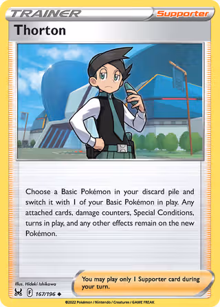 Thorton 167/196 Pokemon card