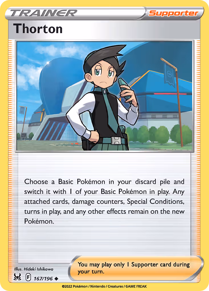 Thorton 167/196 Pokemon card