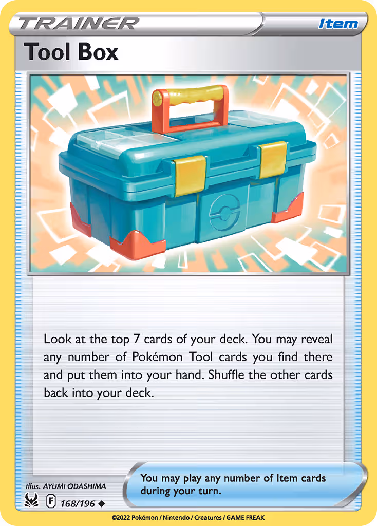 Tool Box 168/196 Pokemon card