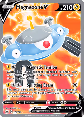 Magnezone V 175/196 Pokemon card