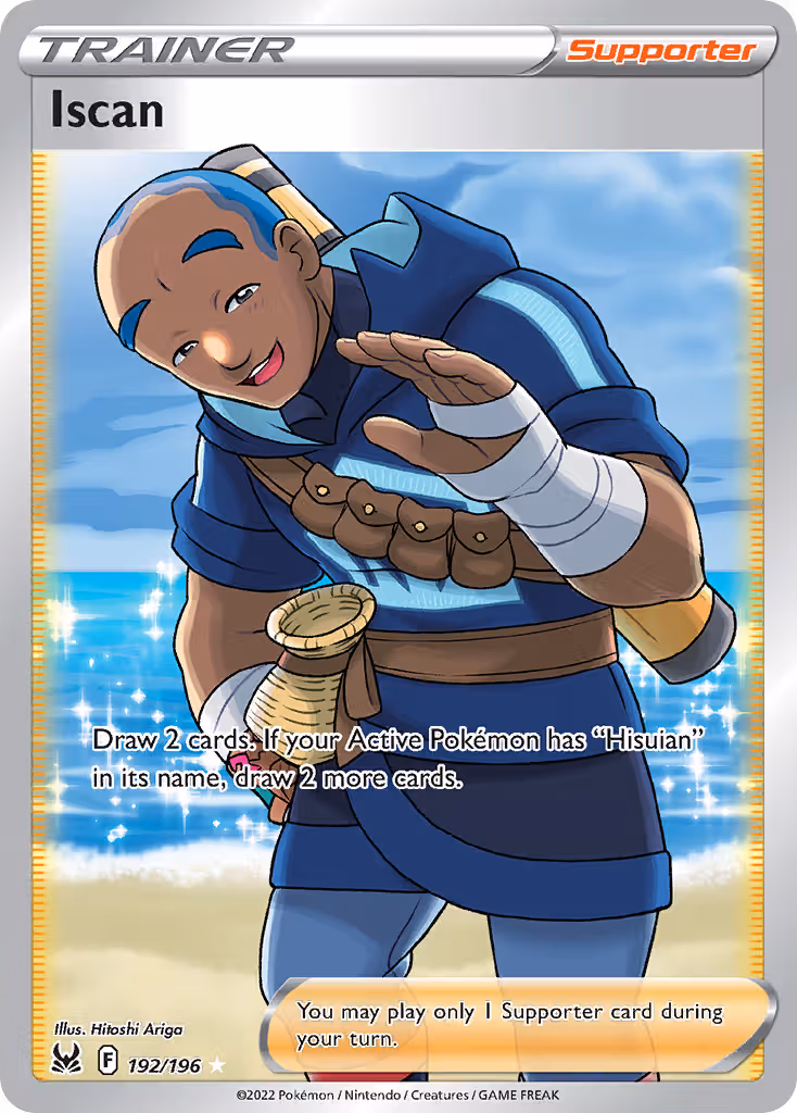 Iscan 192/196 Pokemon card