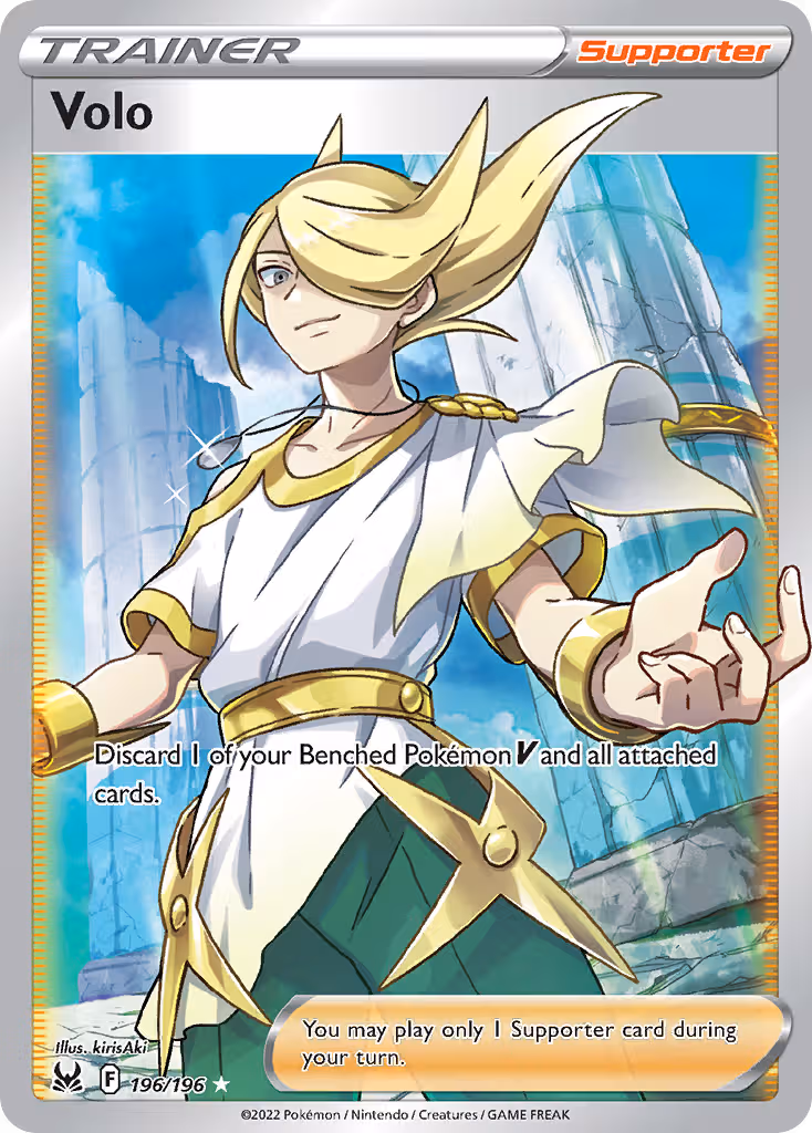 Volo 196/196 Pokemon card