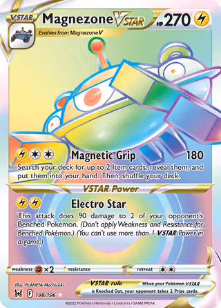 Magnezone VSTAR 198/196 Pokemon card